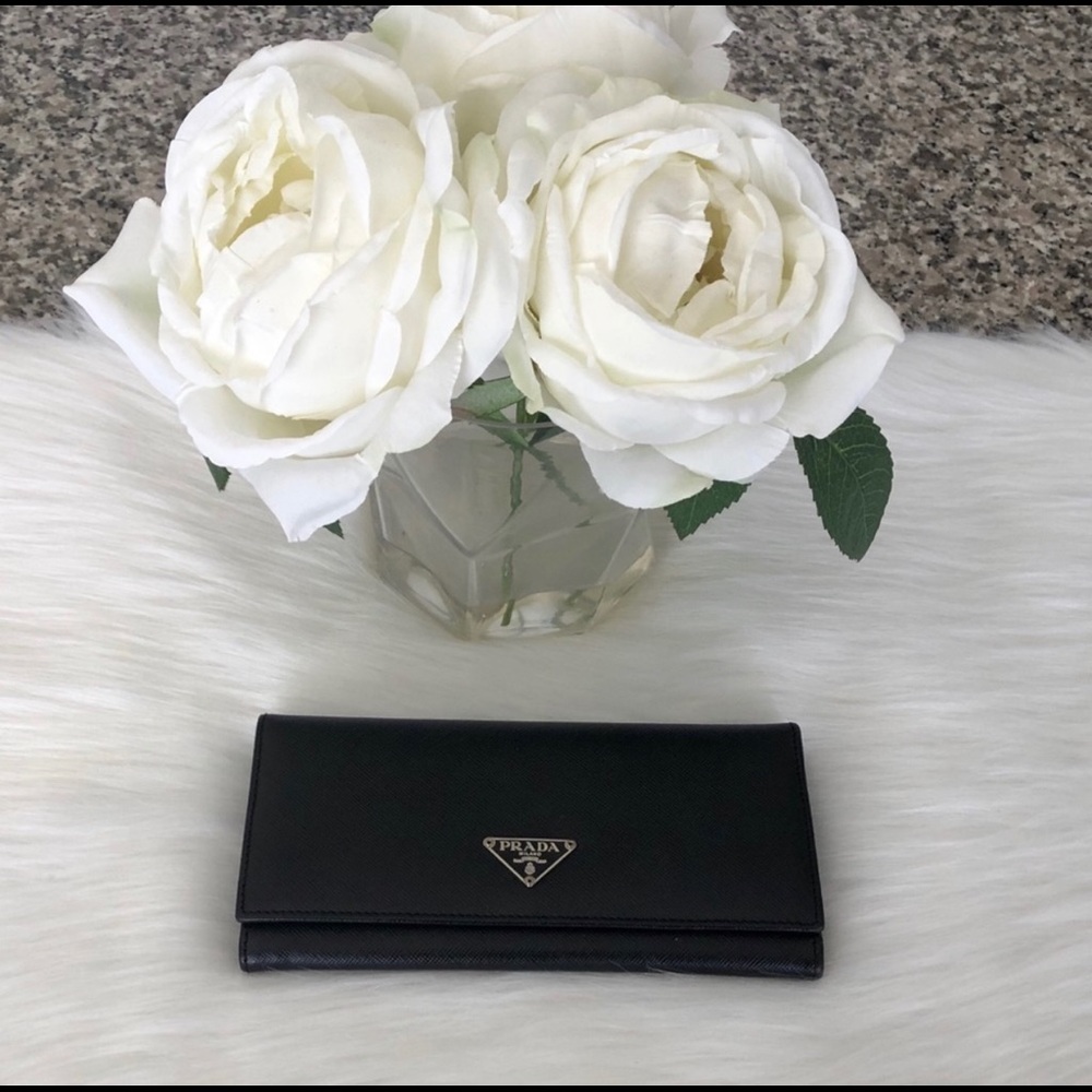 Black Prada Wallet